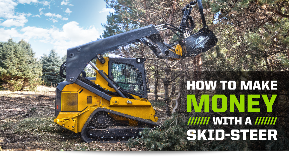 How To Make Money With A Skid Steer Mowing Mulching Grinding